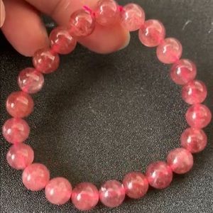 Authentic Nature Strawberry Crystal bracelet beads